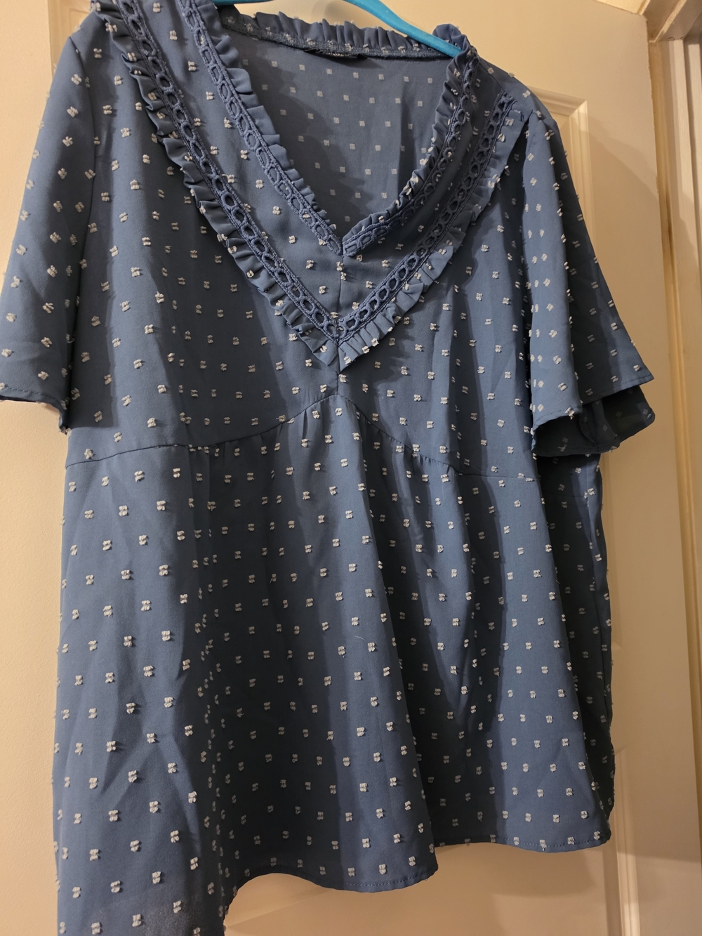 BloomChic Blue and White Floral Top